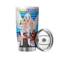 Tumbler GLOBAL FREEDOM UNITED© Women Israel & Germany Blue Hot on Sale