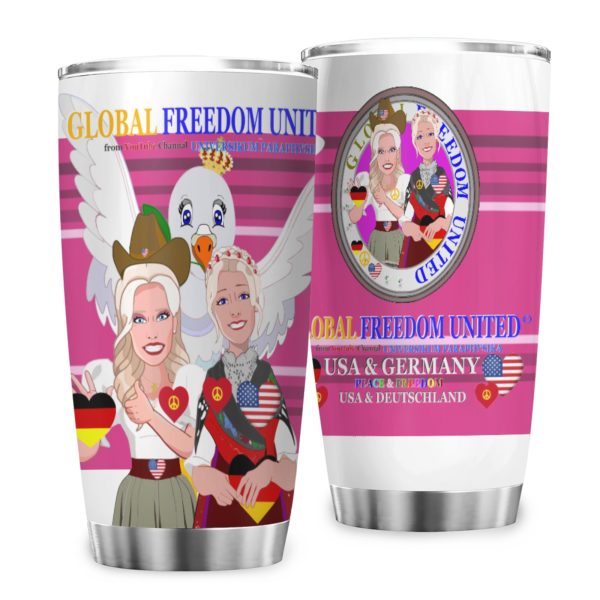 Tumbler Global Freedom United Women Usa & Germany Pink 1 Hot on Sale