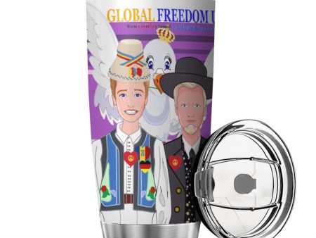 Tumbler Global Freedom United Men Romania & Germany Lilac on Sale