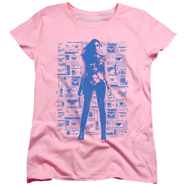 WONDER WOMAN 84 : TELEVISIONS WOMENS SHORT SLEEVE Pink MD Online Sale