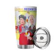 Tumbler Global Freedom United Women French & Germany Old Peace Yellow Discount