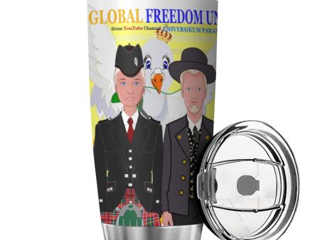 Tumbler Global Freedom United Men England & Germany Old Peace Yellow Supply