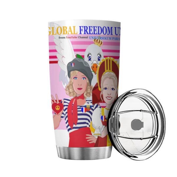 Tumbler Global Freedom United Women French & Russia Old Peace Pink Cheap