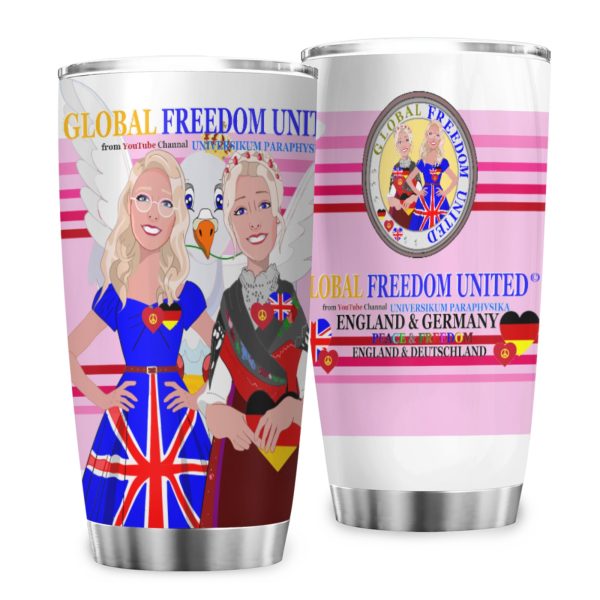 Tumbler Global Freedom United Women England & Germany Old Peace Pink Online Hot Sale