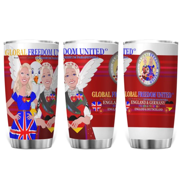 Tumbler Global Freedom United Women England & Germany Old Peace Red Online Sale