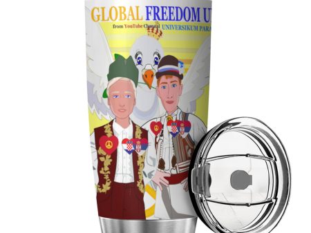 Tumbler Global Freedom United Men Croatia & Serbia Yellow For Cheap