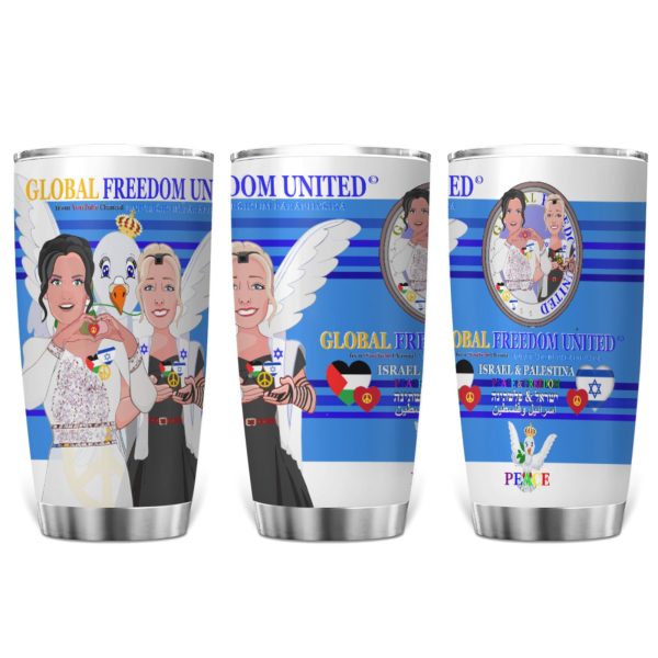 Tumbler Global Freedom United Women Palestina & Israel Deep Blue Online Hot Sale