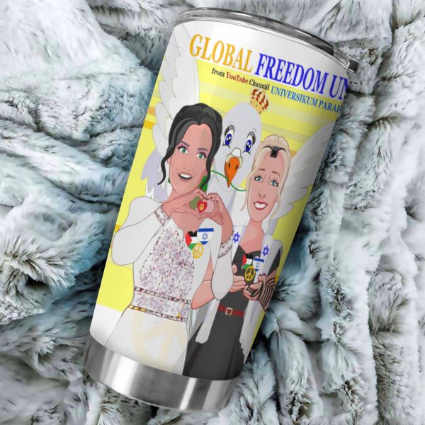 Tumbler Global Freedom United Women Palestina & Israel Yellow Online now