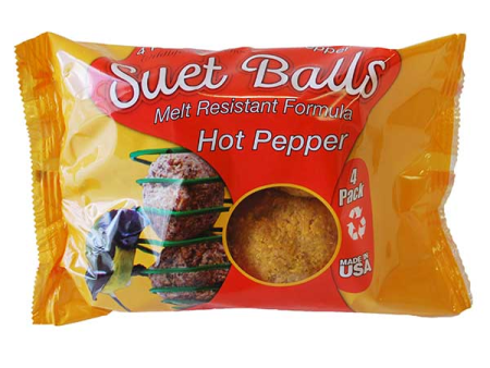 WILDLIFE SCIENCES SUET BALLS HOT PEPPER 4 PACK (1.150 lbs) For Cheap