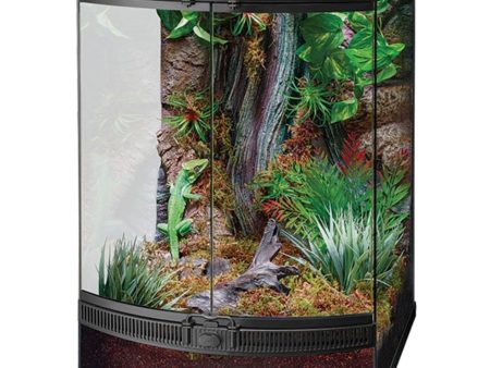 Zilla Front Opening Terrarium Bow Front (18X21X25 IN) For Cheap