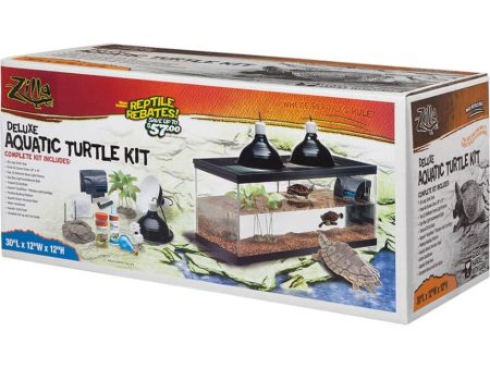 Zilla Deluxe Aquatic Turtle Kit (20 L) Discount